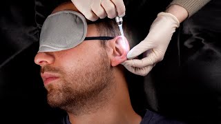 ASMR  Gentle EAR INSPECTION and CLEANING on a real person TINGLY FRIDAY [upl. by Metah]