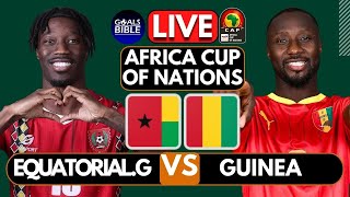 🔴EQUATORIAL GUINEA vs GUINEA LIVE  AFCON 2024  Africa Cup Nations AFCON Football Match Score [upl. by Arikahs]