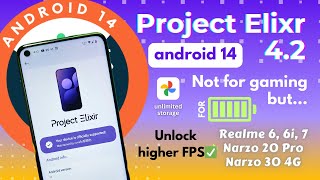 Project Elixir 42 for Realme 6 7 Narzo 20 Pro amp Narzo 30 4G  Battery Backup ROM [upl. by Ainitsirc]