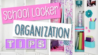 How To Organize Your School Locker  Storage and Decor Tips [upl. by Felita]