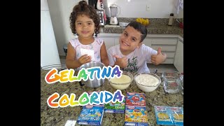 Gelatina colorida  por Lucas Bline  Participação Cecília Margem [upl. by Logan449]