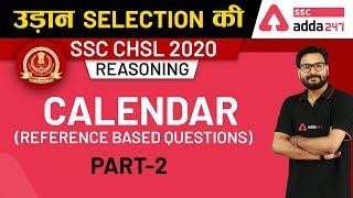 Calendar Part2  Reasoning for SSC CHSL 2020  SSC Adda247 [upl. by Denman]