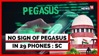 Pegasus Spyware Analysis  Supreme Court On Pegasus Spyware  Pegasus Snoopgate Committee  News18 [upl. by Chanda219]