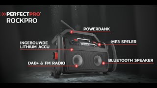 PerfectPro Rockpro High End Stereo Model voor bijna alle werksituaties [upl. by Otrebogir]