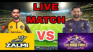 🔴PSL LIVE  PESHAWAR ZALMI vs QUETTA GLADIATORS MATCH 25 LIVE SCORES  PZ vs QG LIVE [upl. by Htrowslle227]