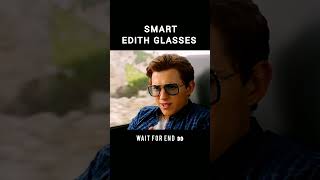 Smart Edith Glasses l Peter Using Edith Glasses l SpidermanFar From Home marvel spiderman [upl. by Ilegna]