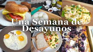 Desayunos Saludables para una Semana Nutritiva 🌟  Recetas Fáciles y Rápidas [upl. by Aem]