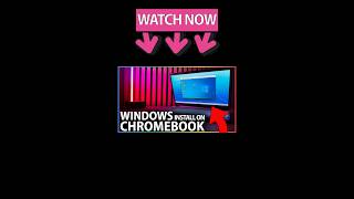 How to install Windows 10 on Chromebook in 1 Minute [upl. by Nilyahs]