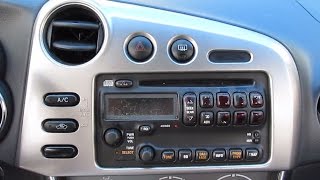 DIY How to install aftermarket stereo for Toyota Matrix 2003 amp 2004 [upl. by Petigny948]