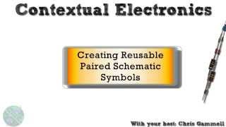 KiCad 30  Creating Reusable Paired Schematic Symbols in KiCad Like in EAGLE [upl. by Basile]