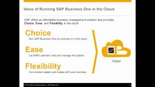 SAP Business One Cloud Overview [upl. by Heffron]