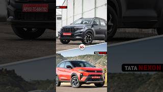 Kia Sonet 😍 Vs Tata Nexon 🤩  Amazing Comparison 🔥  shorts [upl. by Pronty]