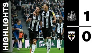 Newcastle United 1 AFC Wimbledon 0  Carabao Cup Highlights [upl. by Auhesoj381]