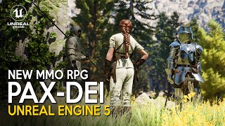 PAX DEI Exclusive Alpha Gameplay  New MMO RPG with ULTRA REALISTIC GRAPHICS in Unreal Engine 5 [upl. by Asoj903]