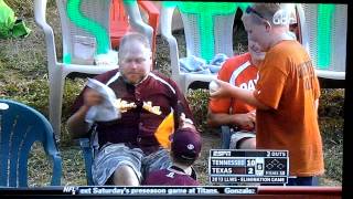 BIGGEST FAN FAIL AT LLWS DIVES FOR BALL IN BUSHES [upl. by Uyerta]