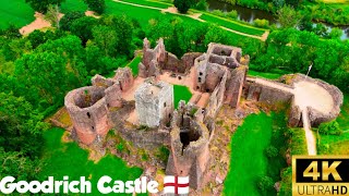 Goodrich Castle Drone Footage [upl. by Doownelg962]