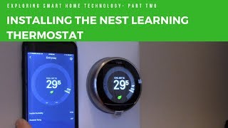 Installing the Nest Learning Thermostat [upl. by Willy]