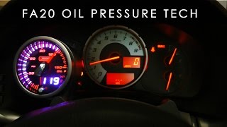 FRS  BRZ Oil Pressure and Temperature Tech FA20 [upl. by Rafaelle]