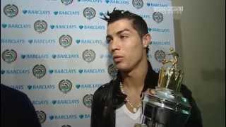 Cristiano Ronaldo  2008 PFA Player of the Year award reaction [upl. by Murrell]