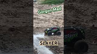 Gorgon vs Mudd Puddle slayer arrma rcbashing [upl. by Ynelram]