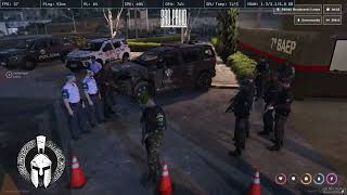 RONDAS POLICIAIS NO GTA V RP Enquadro de respeito nas ruas [upl. by Orvie]