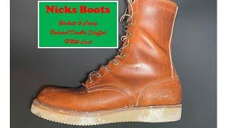 NICKS BOOTS WICKETT amp CRAIG NATURAL DOUBLE STUFFED [upl. by Roxane]