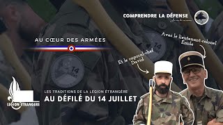 14JUILLET  Les traditions de la Légion Étrangère au défilé du 14 juillet 2021 [upl. by Melville]