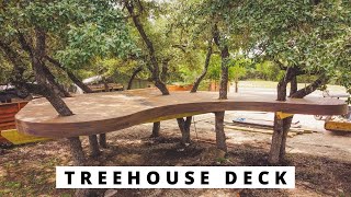 Deck Building in The Trees  Video 2 [upl. by Aitnas]