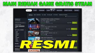 Cara Main Game Gratis di Steam RESMI  Cara Memainkan Game PC Gratis di Steam [upl. by Agustin]