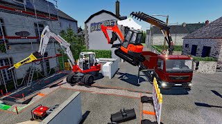 FS22  Map Geiselsberg TP 009🚧👷🏽  Public Work  Forestry Farming and Construction  4K [upl. by Arbas]