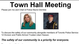 Part 1  Town Hall Meeting  Weston Village  Councilor Frances Nunziata amp Police Chef Myron Demkiw [upl. by Dlarrej346]