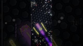 Controlling 2 golden snakes💀 slitherio slithersnake youtubeshorts ambidextrousart [upl. by Arded]