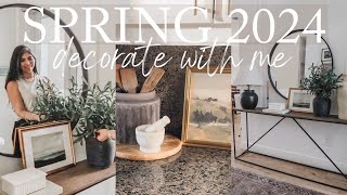 SPRING DECORATE WITH ME 2024  NEUTRAL HOME DECOR FOR SPRING 2024  DECORATE WITH ME FOR SPRING 2024 [upl. by Elocin863]