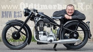 OldtimerbazaR  BMW R35 z 1951 roku  opowiada Piotr Kawałek [upl. by Nolyk]