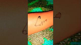 N safety pin tattoo design shorts [upl. by Burhans328]