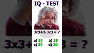 IQ Test maths iqsmart mathematics iqtrick gkbraintest mathstricks iqtestonline [upl. by Marcellina603]