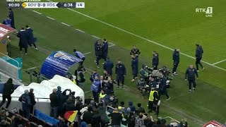 Romania vs Kosovo Match Suspended due to Kosovo players walk off the pitch [upl. by Cyndy]