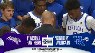 23 Kentucky vs Kentucky Wesleyan Basketball Highlights 10232024 [upl. by Constant]