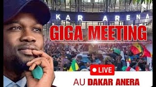 GIGA MEETING Dakar Arena deja occupé les patriotes répondent en masse lappel de Ousmane SONKO [upl. by Lordan]