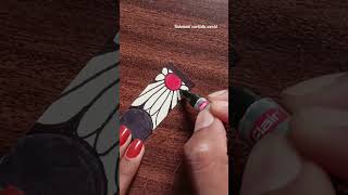 Tanjiros earrings tutorial  demon slayer anime youtubeshorts shorts [upl. by Tama]