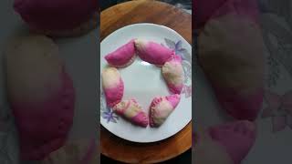 Colouring Narkeler vaja Puli Pitha Recipefood Pitharecipecooking shortsvideo [upl. by Yv]