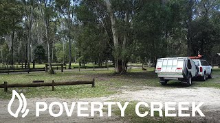 Poverty Creek Campground  Bribie Island Queensland [upl. by Glennon]