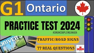 G1 test Ontario 2024 l G1 Practice Test Ontario 2024 G1 Driving Test All 2024 Exam Questions [upl. by Mohl]