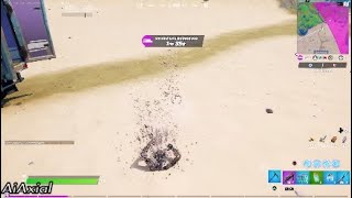 How to use the Sand Sand tunnelling Fortnite Chapter 2 Season 5 [upl. by Aisital780]