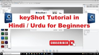 keyshot tutorial in hindi  urdu for Beginners [upl. by Dahs]