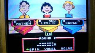 Me Playing Wheel of Fortune 1991 Edition for the NES Part 1 [upl. by Tratner]