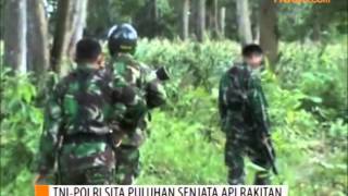 TNI Polri Sita Puluhan Senjata Api Rakitan di Luwu Utara [upl. by Samara]