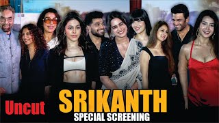 SPECIAL SCREENING OF SRIKANTH  ALAYA F AYESHA KHAN KHANZAADI POOJA BEDI SHIV THAKRE amp OTHERS [upl. by Casper]