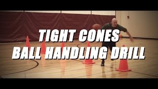 FREE Basketball Drills  Tight Cones Ball Handling Drill  NBA Ball Handling Drill [upl. by Hanan]