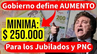 El Gobierno Confirmo que pasará con el Aumento a los Jubilados y PNC de Anses  Milei y Caputo [upl. by Willette568]